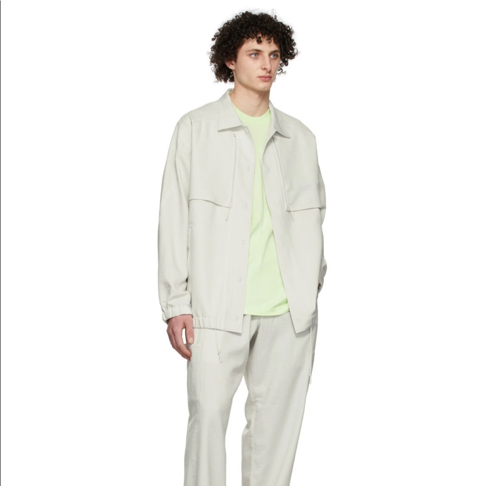 Y-3 beige coach jacket!